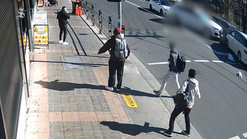 Shocking footage of car crash in Lakemba