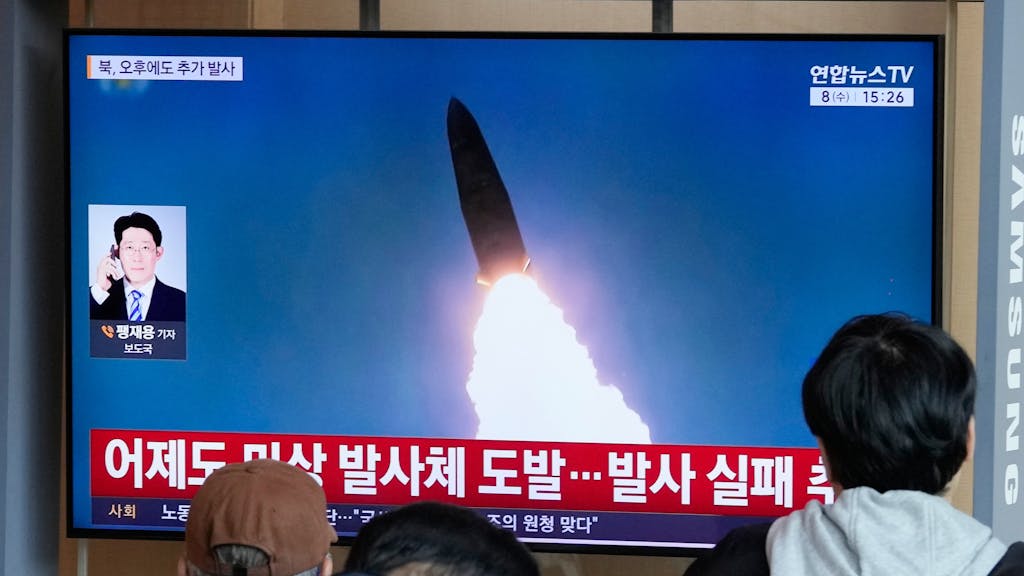 Noord-Korea lanceert verschillende ballistische raketten