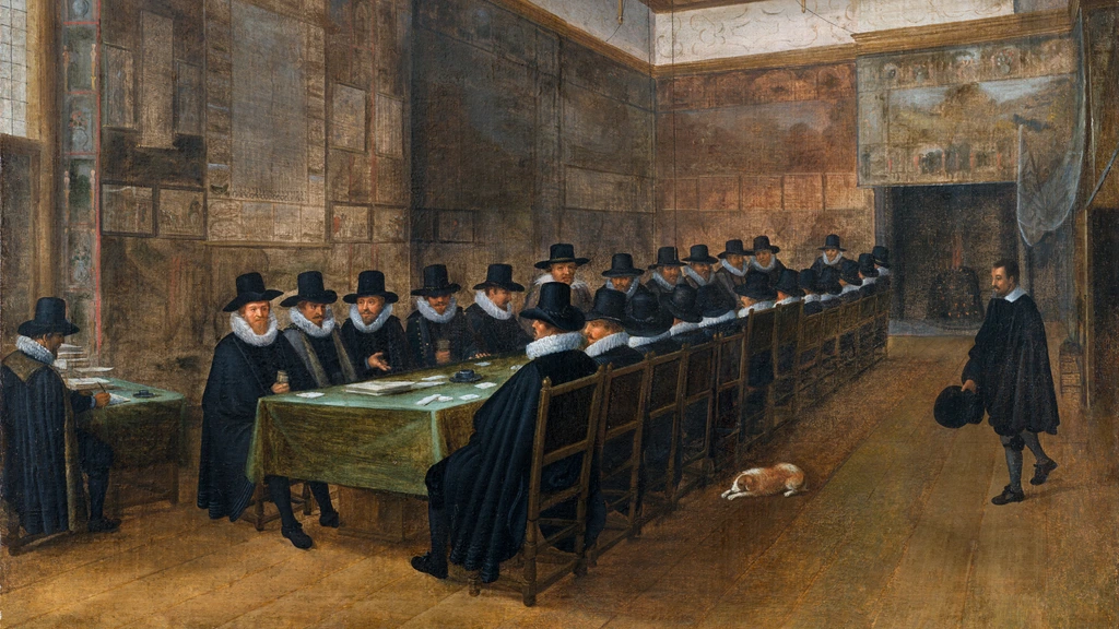 Schilderij ontdekt van vergadering in 1608, de 'geboorte van Nederland'