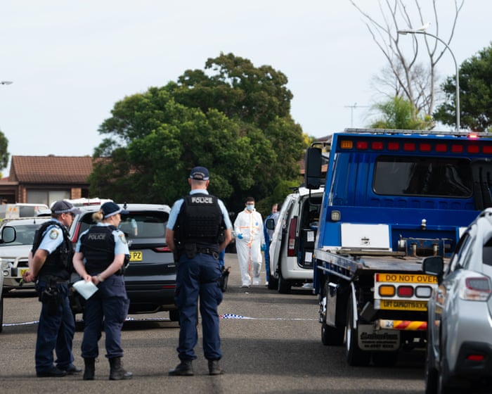 Three people dead in Sydney home believed to be parents and brother of arrested man, police say