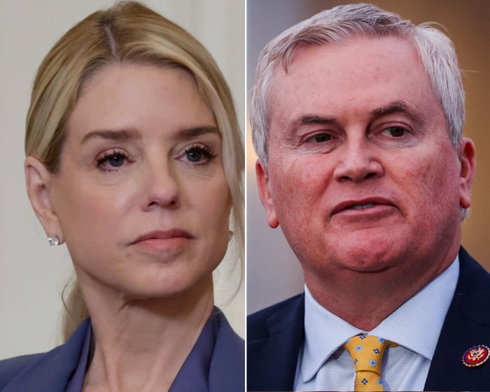 Pam Bondi subpoenaed over Epstein files release by House committee