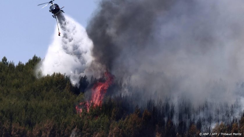 Natuurbrand in Zuid-Franse regio Var breidt zich snel uit