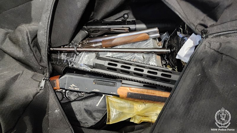 Grenades, military-grade weapons seized from alleged Sydney safehouse