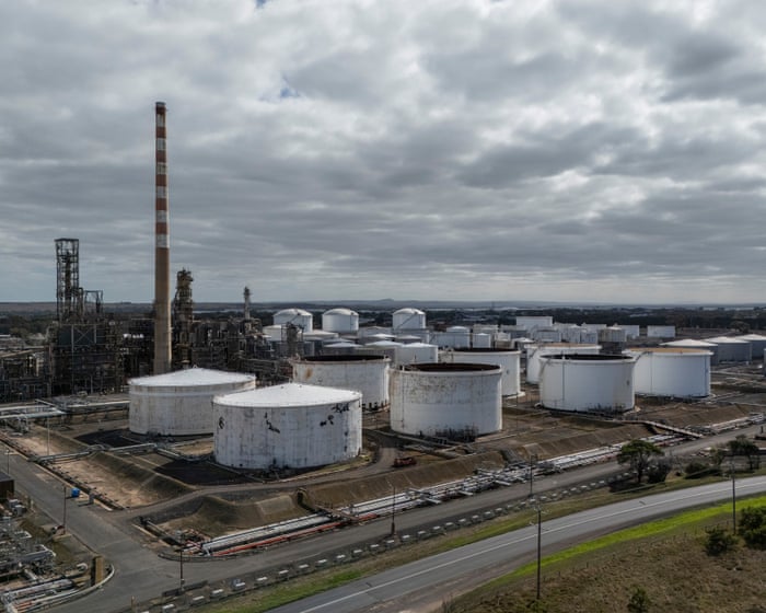 Australia news live: ‘weeks’ to restore production at Geelong refinery after blaze, Viva says; Chalmers warns of ‘big risks’ to inflation and growth