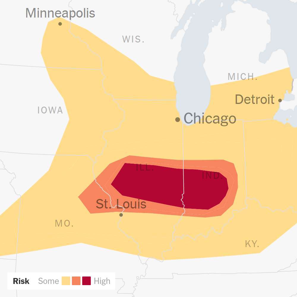 Tornadoes Reported in Wisconsin and Illinois as Violent Storms Sweep the Midwest