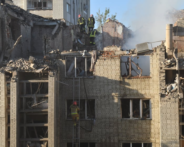 At least 13 killed in Russian attacks on Ukraine as Poland investigates airspace violation – Europe live