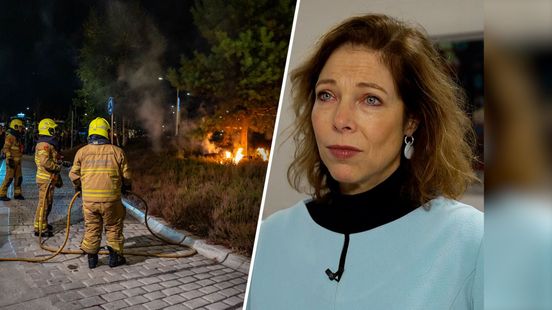 Burgemeester keurt brandstichting bij boerenprotest af, politie houdt niemand aan