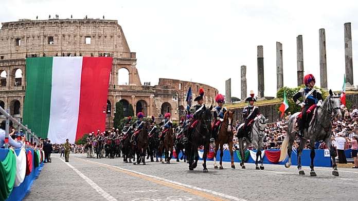Italy marks 80 years of the Republic with military parade in Rome