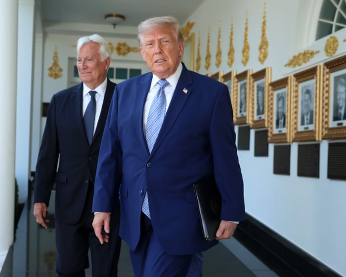 Two US small businesses sue Trump administration over fresh round of tariffs – US politics live