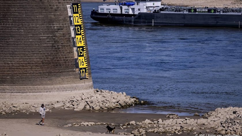 Pontjes uit de vaart door laag water