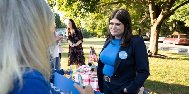 In Michigan primary, centrists and progressives battle for Democrats' future