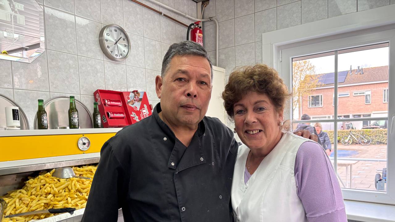 Na 32 jaar stoppen Arthur en Helene met hun friettent: ‘Vind het heel erg’
