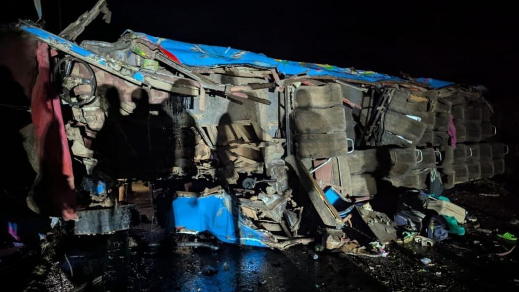 At least 20 children and one adult killed in school bus crash in Uganda