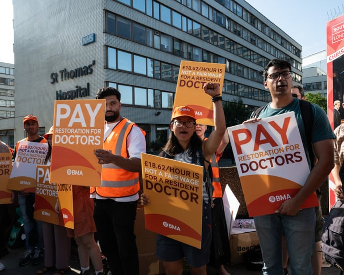 Resident doctors’ strike has torpedoed pay rises and training posts, says Wes Streeting