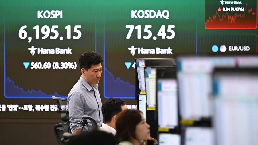 Chipfondsen op aandelenbeurzen Seoul en Tokio hard omlaag
