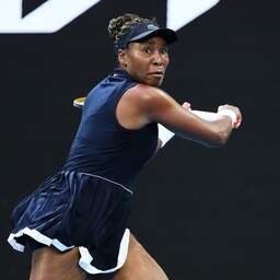 Venus Williams (45) laat zege uit handen glippen en verliest op Australian Open