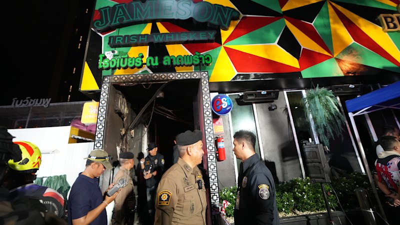 At least 27 people killed in massive fire that engulfed Bangkok pub