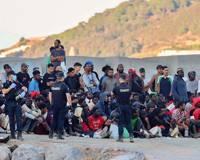 Ceuta residents ‘sad, helpless, anxious’ as up to 5,000 migrants remain in the city, president says – Europe live