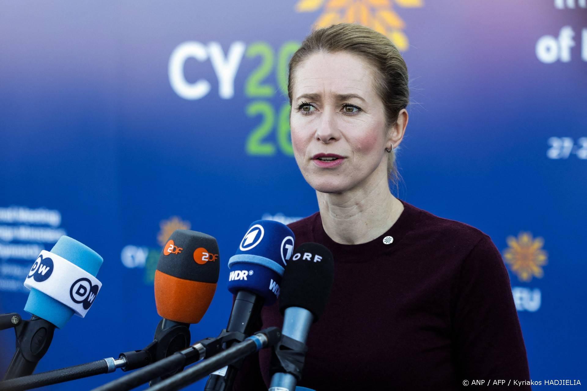 Kallas: EU zal nooit neutrale bemiddelaar Rusland-Oekraïne zijn