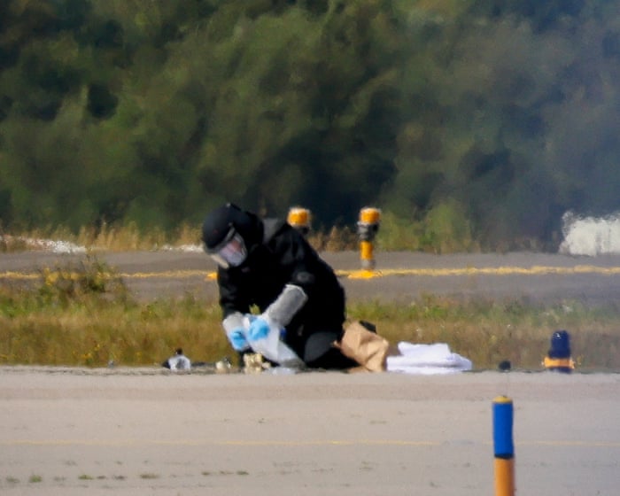 Germany investigates drone carrying ‘explosive device’ near Ukrainian plane at busy cargo airport – Europe live