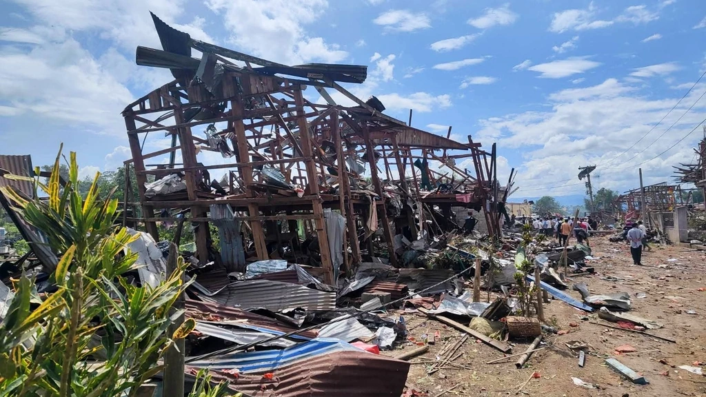 Meer dan 45 doden bij explosie in Myanmar, onder wie zes kinderen