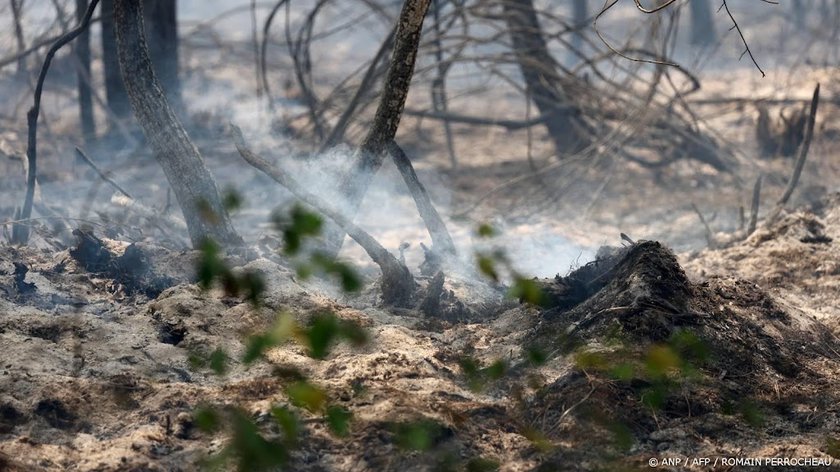 Macron: natuurbrand bij Biscarosse is onder controle