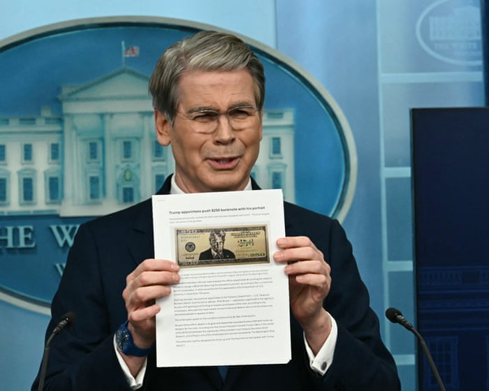 White House pushes Congress to approve $250 bill with Trump’s image