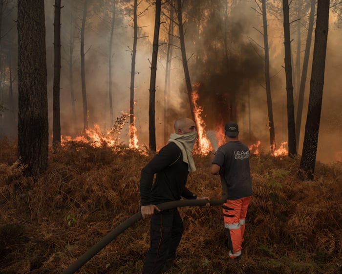 Two firefighters killed in Crete as southern Europe battles wildfires