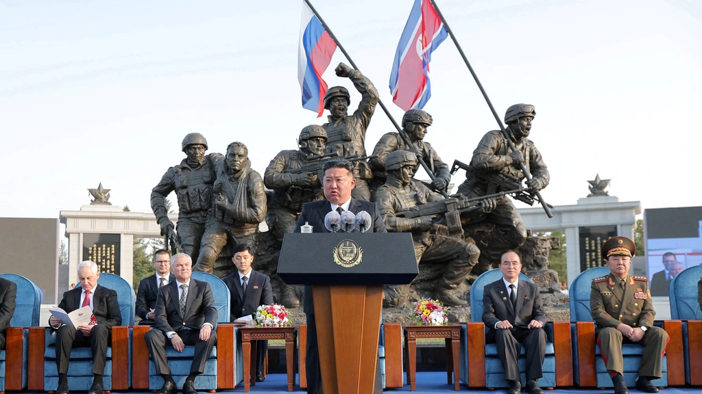 Noord-Korea opent gedenkplek voor in Rusland gesneuvelde militairen