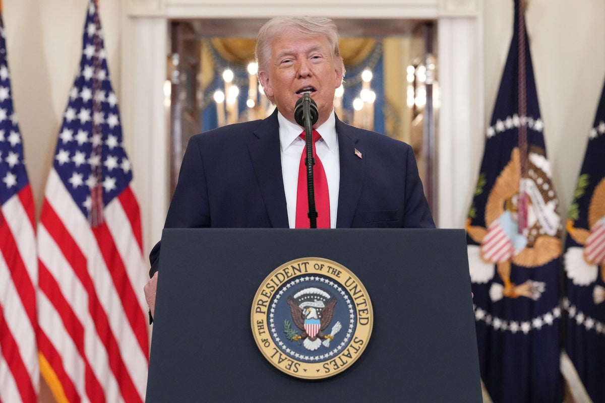 Trump delivers jaw-dropping and slurred Iran address that offers no end in sight to unpopular war