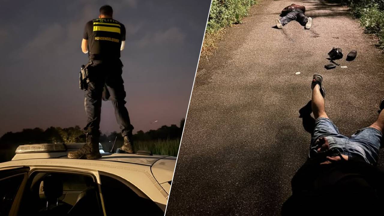 Verdachte onvindbaar in maisveld na inbraakpoging, 2 mannen in sloot gepakt