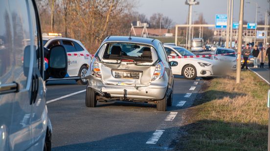 File na botsing in De Meern