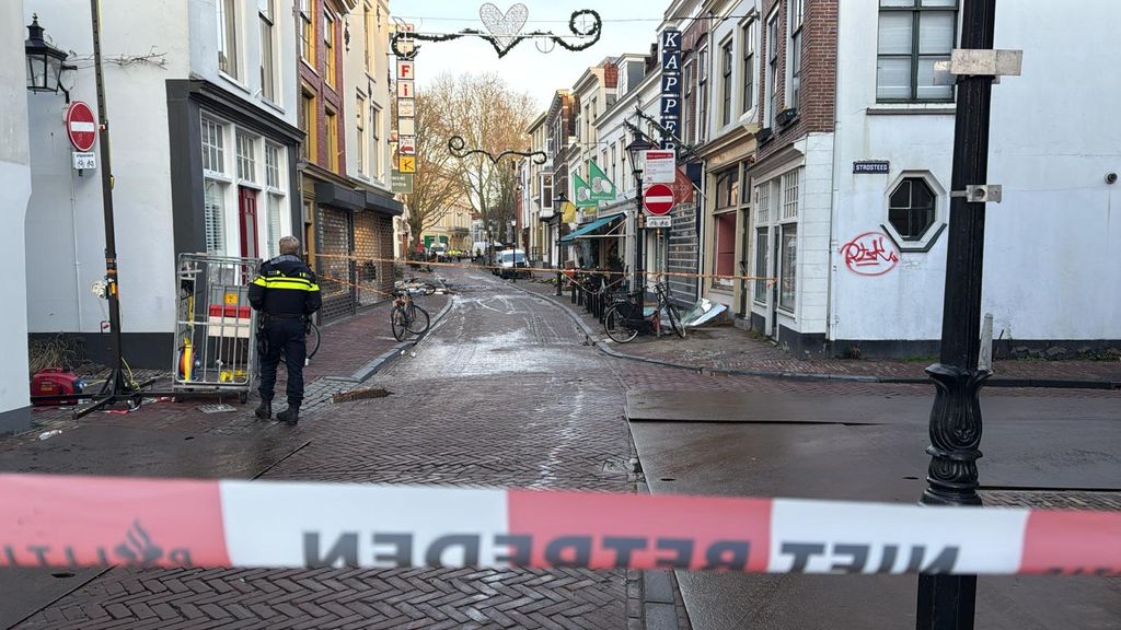 Geen slachtoffers onder puin na explosie Utrecht, gebied tot 16.00 uur dicht