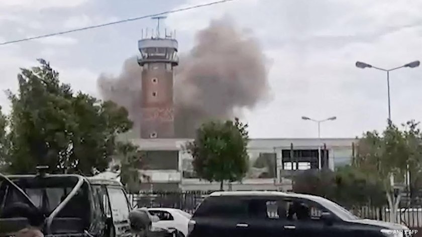 Jemenitisch vliegveld aangevallen om Iraans Houthi-vliegtuig