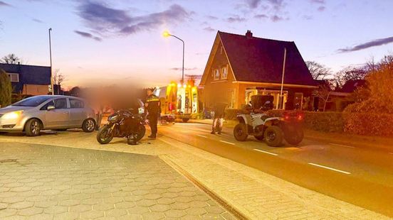 Motorrijder zwaargewond na botsing met auto