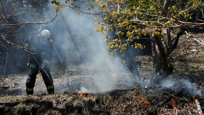 Magnitude-6.1 earthquake and raging wildfires strike Japan's north