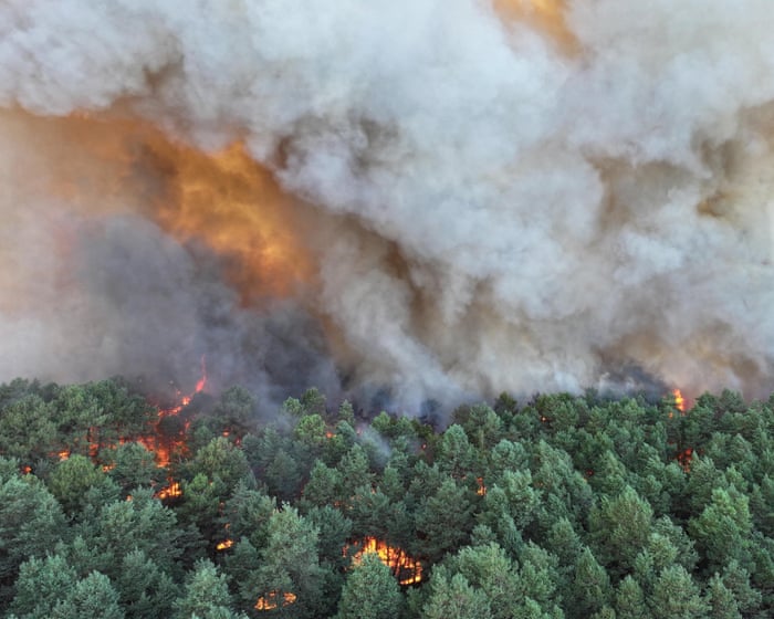 Firefighting planes scrambled from south of France to tackle huge wildfire near Paris