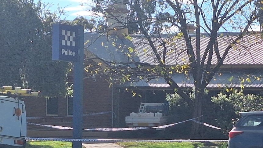 Man dies in max security prison after driving ute into police station