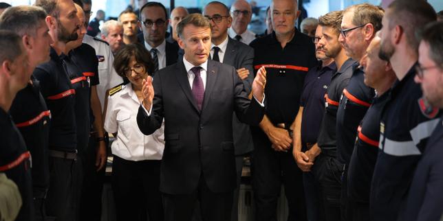 Macron travels to fire-affected Southwest: 'We will win this battle together'