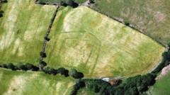 Heatwave reveals lost archaeological sites across Wales