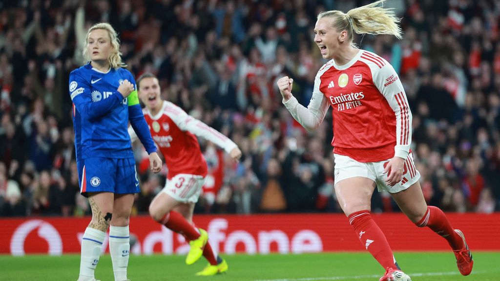 Slegers' Arsenal deelt eerste tik uit aan Chelsea in kwartfinale Champions League