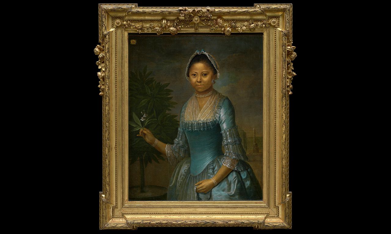 Op het doek draagt ze parels en zijde, maar Eleonora Susette blijkt een tot slaaf gemaakte vrouw te zijn