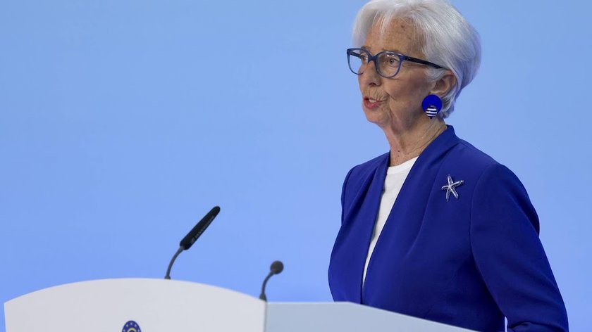 ECB-president Lagarde denkt dat inflatie tot in 2027 hoog blijft