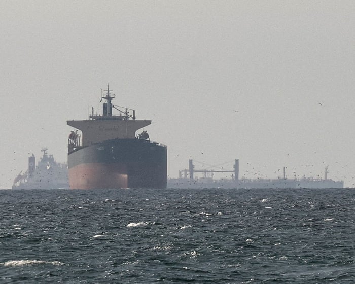 Kuwaiti tanker hit by Iranian attack in Dubai port, raising oil spill fears