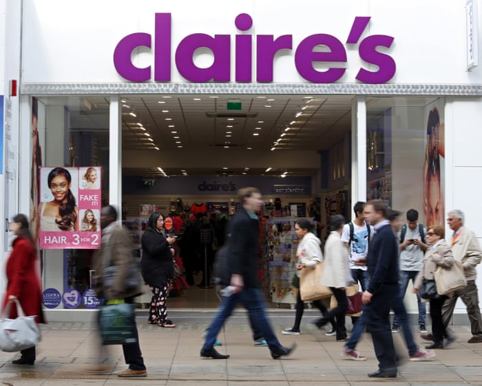 Claire’s to close remaining UK stores on Tuesday with more than 1,000 job losses