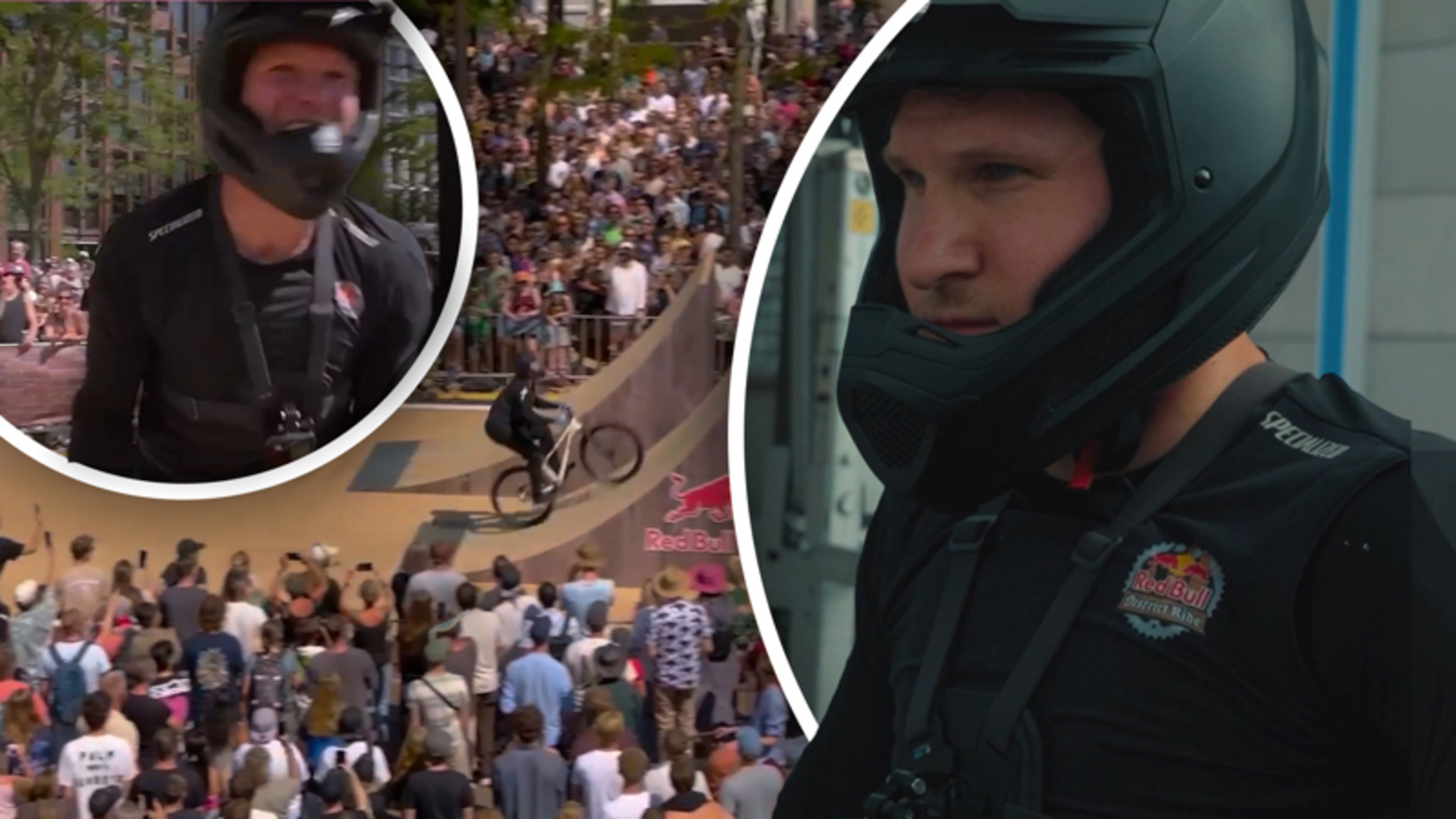 Bloednerveuze baanwielrenner Jeffrey Hoogland doet spectaculaire backflip tijdens Red Bull-event