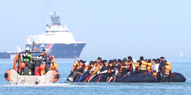 157 migrants rescued after boat catches fire during Channel crossing