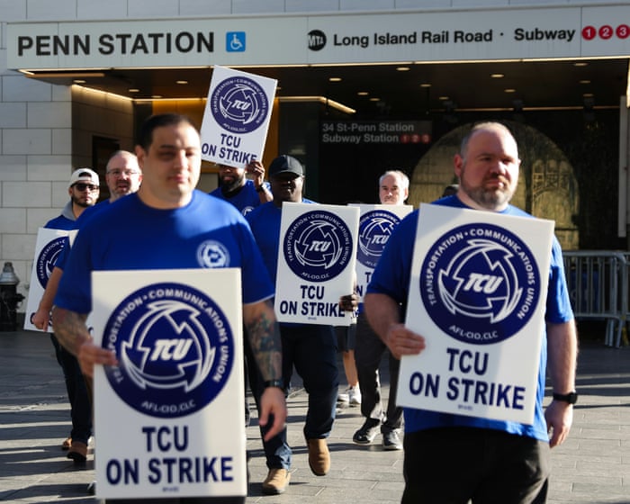 New York commuter rail system shuts down as workers strike
