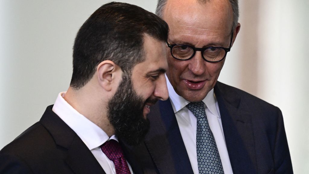 Merz bij bezoek Syrische president: '80 procent van Syriërs zal terugkeren'